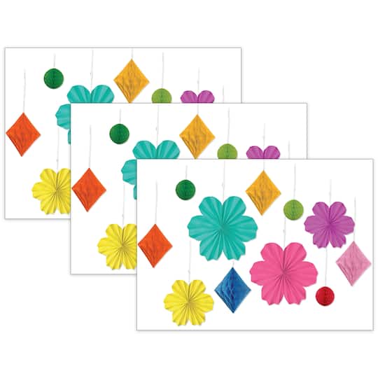 Carson Dellosa CD-107013-3 1.8 x 9.0 x 10.0 in. Happily Ever Elementary Retro Remix Flowers & Twinkles Dimensional Accents, Pack of 3